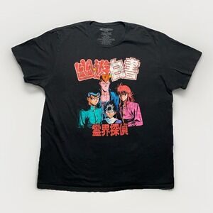 Vtg 90s Yu Yu Hakusho T-Shirt Men 2XL 1990-1994 Japan Comics Anime OG Licensed